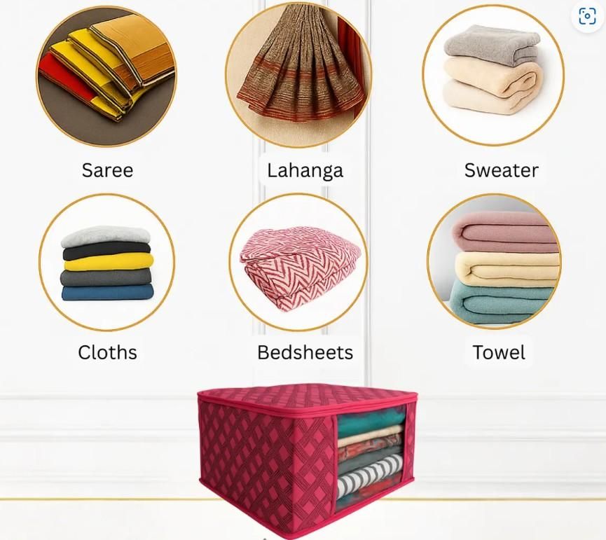 High Quality Printed Saree Cover (Pack of 3)