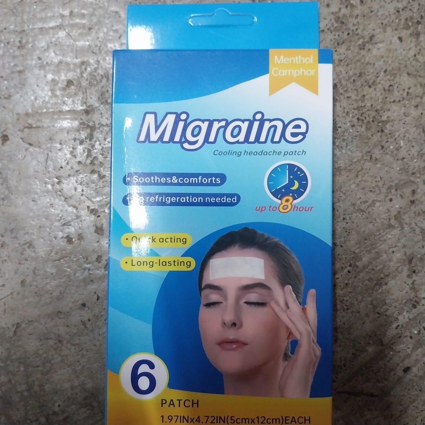 6 Pcs Migraine Cooling Headache Patch