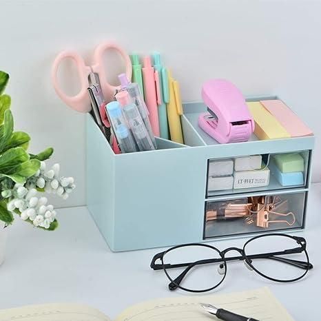 Pencil Holder Simple Multifunctional Desktop Storage Box Drawer Storage Box Cosmetics Storage