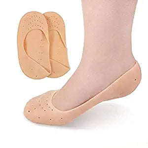 Silicone Full Length Anti Crack Foot Protector Moisturizing Socks for Foot-Care and Heel Cracks for Men and Women