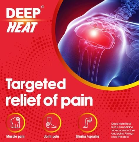 Deep Heat Pain Relief Rub Gel